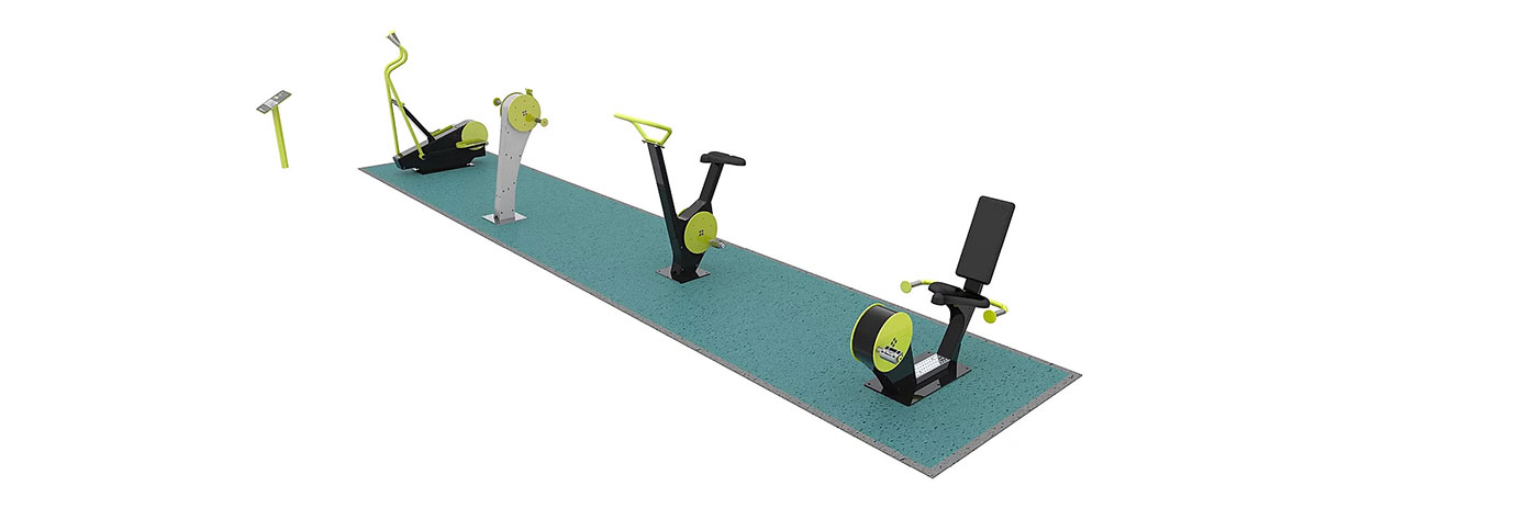 Compact Cardio Outdoor Gym The Great Outdoor Gym Company